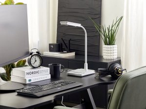 Lampka biurkowa Beliani biała  (379499 Bel) 7