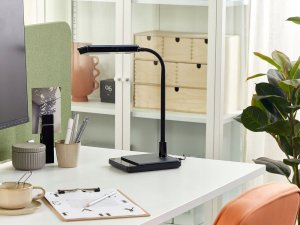 Lampka biurkowa Beliani czarna  (379432 Bel) 7