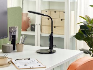 Lampka biurkowa Beliani czarna  (380944 Bel) 7