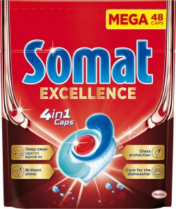 Somat Kapsułki do zmywarki Excellence 4in1 48 szt. 9