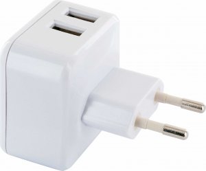 Ładowarka Schwaiger Schwaiger LAD230 531 Aparat cyfrowy, Słuchawki, Smartfon, Tablet Biały Prąd przemienny Wewnętrzna 2