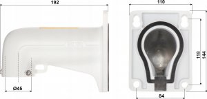 Kamera IP Hikvision KAMERA IP SZYBKOOBROTOWA ZEWNĘTRZNA DS-2SE4C225MWG-E(12F0) TandemVu ColorVu - 1080p 4.8 ... 120 mm Hikvision 8