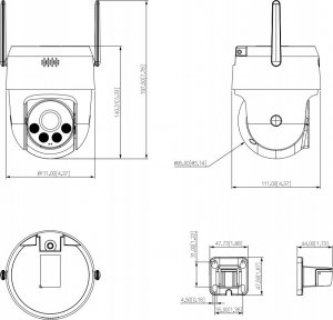 Kamera IP Dahua Technology KAMERA IP SZYBKOOBROTOWA ZEWNĘTRZNA P3AE-PV Picco A2 Wi-Fi - 3&nbsp;Mpx 4&nbsp;mm DAHUA 5