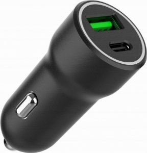 Ładowarka Gembird TA-UC-A2PDQC20-CAR-01 1x USB-A 1x USB-C 4 A  (TA-UC-A2PDQC20-CAR-01) 2