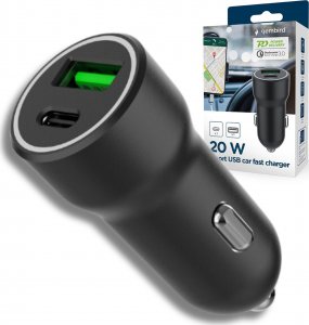 Ładowarka Gembird TA-UC-A2PDQC20-CAR-01 1x USB-A 1x USB-C 4 A  (TA-UC-A2PDQC20-CAR-01) 4