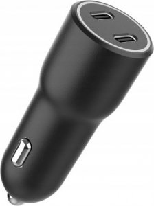 Ładowarka Gembird GEMBIRD Ładowarka samochodowa 2x USB Typ-C 40W 4A czarna 2