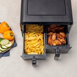 Frytkownica beztłuszczowa Princess Frytkownica na gorące powietrze Princess 01.182068.01.001 2400 W Czarny 4