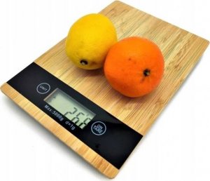 Waga kuchenna Gordon ELEKTRONICZNA WAGA KUCHENNA PŁASKA BAMBUSOWA LCD 5KG 7