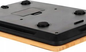 Waga kuchenna Gordon ELEKTRONICZNA WAGA KUCHENNA PŁASKA BAMBUSOWA LCD 5KG 9