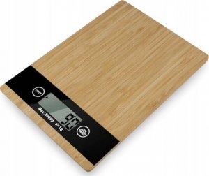 Waga kuchenna Gordon ELEKTRONICZNA WAGA KUCHENNA PŁASKA BAMBUSOWA LCD 5KG 10