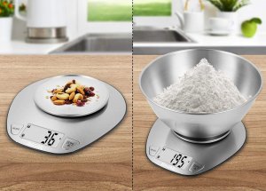 Waga kuchenna Verk Elektroniczna waga kuchenna z misą 5kg/1g cyfrowa precyzjna metalowa Elektroniczna waga kuchenna z misą 5kg/1g cyfrowa precyzjna metalowa 6