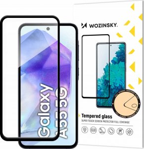 Wozinsky Szkło hartowane Wozinsky Tempered Glass Full Glue na Samsung Galaxy A55 z czarną ramką 1