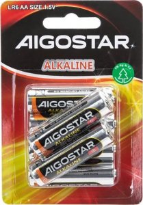 Aigostar  Bateria alkaliczna LR6 AA 1.5V 6 szt. Bateria alkaliczna LR6 AA 1.5V 6 szt. 1