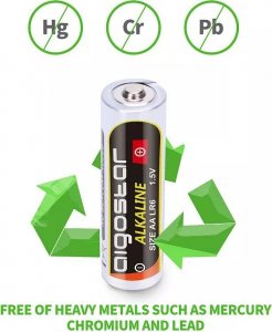 Aigostar  Baterie alkaliczne R6, AA, duże paluszki Aigostar LR06 1.5V 4 szt. Baterie alkaliczne R6, AA, duże paluszki Aigostar LR06 1.5V 4 szt. 4