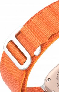 Dux Ducis Sportowy pasek ze sprzączką do Apple Watch Ultra / 9 / 8 / 7 / 6 / SE / 5 / 4 / 3 / 2 / 1 (42, 44, 45, 49 mm) Dux Ducis Strap GS Version - pomarańczowy 4