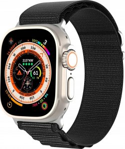 Dux Ducis Sportowy pasek ze sprzączką do Apple Watch Ultra / 9 / 8 / 7 / 6 / SE / 5 / 4 / 3 / 2 / 1 (42, 44, 45, 49 mm) Dux Ducis Strap GS Version - czarny 6