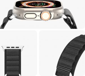Dux Ducis Sportowy pasek ze sprzączką do Apple Watch 9 / 8 / 7 / 6 / SE / 5 / 4 / 3 / 2 / 1 (41, 40, 38 mm) Dux Ducis Strap GS Version - czarny 3