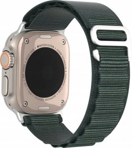 Dux Ducis Sportowy pasek ze sprzączką do Apple Watch Ultra / 9 / 8 / 7 / 6 / SE / 5 / 4 / 3 / 2 / 1 (42, 44, 45, 49 mm) Dux Ducis Strap GS Version - zielony 2