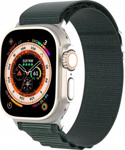 Dux Ducis Sportowy pasek ze sprzączką do Apple Watch Ultra / 9 / 8 / 7 / 6 / SE / 5 / 4 / 3 / 2 / 1 (42, 44, 45, 49 mm) Dux Ducis Strap GS Version - zielony 6