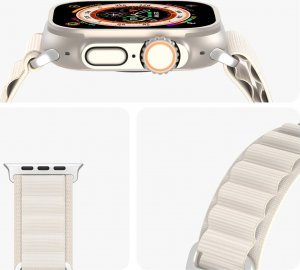 Dux Ducis Sportowy pasek ze sprzączką do Apple Watch Ultra / 9 / 8 / 7 / 6 / SE / 5 / 4 / 3 / 2 / 1 (42, 44, 45, 49 mm) Dux Ducis Strap GS Version - biały 3