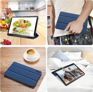 Dux Ducis Etui z podstawką Dux Ducis Domo Samsung Galaxy Tab S9 FE - niebieskie 8
