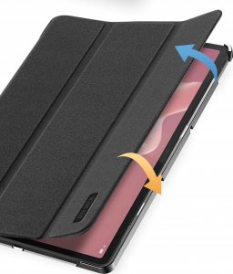 Etui na tablet Dux Ducis Etui z funkcją smart sleep Domo do tabletu Lenovo Tab P12 12.7'' - czarne 6