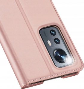 Dux Ducis Etui z klapką, portfelem i podstawką Dux Ducis Skin Pro do Xiaomi Poco M6 Pro / Redmi 12/12R - różowe 9