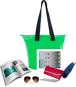 Hurtel Wodoodporna torba 11L PVC - zielona 6