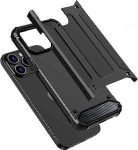 Hurtel Pancerne etui do iPhone 15 Pro Hybrid Armor - czarne 5