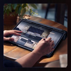 Etui na tablet Nillkin Etui Bumper Leather Case Pro na Samsung Galaxy Tab S9+ - czarne 8