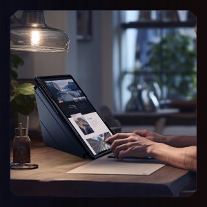 Etui na tablet Nillkin Etui Bumper Leather Case Pro na Samsung Galaxy Tab S9+ - czarne 9