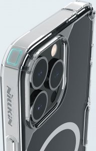 Nillkin Pancerne etui z MagSafe Nature Pro* do iPhone 15 Pro Max - niebieskie 15