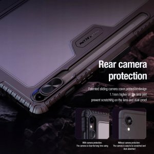 Etui na tablet Nillkin Bumper Leather Case Pro na Samsung Galaxy Tab S9 - czarne 9