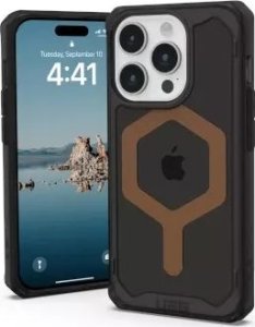 UAG Etui Plyo MagSafe do iPhone 15 Pro - czarno-brązowe 2