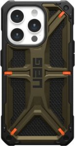 UAG Etui UAG Monarch do iPhone 15 Pro - zielony kevlar 1