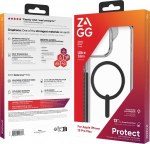 Zagg Etui ZAGG Santa Cruz Snap z MagSafe do iPhone 15 Pro Max - czarne 15