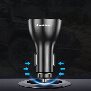 Ładowarka Wozinsky Ładowarka samochodowa Wozinsky WCCAW 50W 4x USB-A QC - biała 7