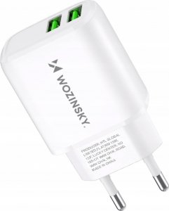 Ładowarka Wozinsky Ładowarka sieciowa Wozinsky CUWCW 2,4A 2 x USB-A - biała 3