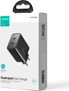 Ładowarka Joyroom Szybka ładowarka Joyroom JR-TCF09 2x USB-C 40W - czarna 5