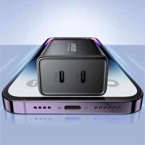 Ładowarka Joyroom Szybka ładowarka Joyroom JR-TCF09 2x USB-C 40W - czarna 10