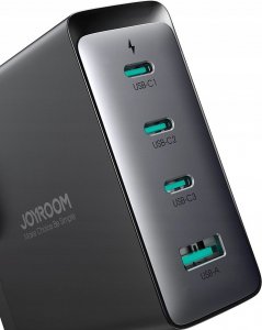 Ładowarka Joyroom Ładowarka GaN UK Joyroom JR-TCG05UK 140W 3x USB-C USB-A + kabel USB-C / USB-C 240W 1.2m 3