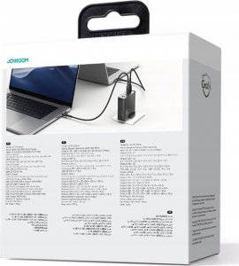 Ładowarka Joyroom Ładowarka GaN UK Joyroom JR-TCG05UK 140W 3x USB-C USB-A + kabel USB-C / USB-C 240W 1.2m 6