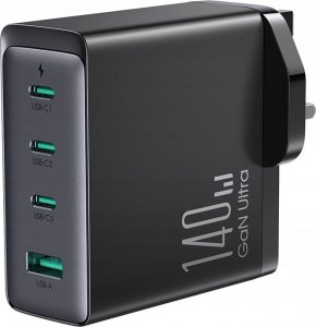 Ładowarka Joyroom Ładowarka GaN UK Joyroom JR-TCG05UK 140W 3x USB-C USB-A + kabel USB-C / USB-C 240W 1.2m 9