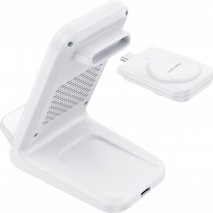 Ładowarka Choetech Stacja ładująca indukcyjna 3w1 Choetech T608 15W - biała 2