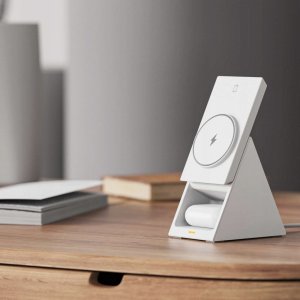 Ładowarka Choetech Stacja ładująca indukcyjna 3w1 Choetech T600 15W - biała 10