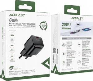 Ładowarka Acefast Ładowarka sieciowa Acefast A73 Mini PD 20W GaN USB-C - czarna 6