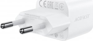 Ładowarka Acefast Ładowarka sieciowa Acefast A73 Mini PD 20W GaN + kabel USB-C - biała 3