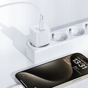 Ładowarka Acefast Ładowarka sieciowa Acefast A77 Mini PD 30W GaN + kabel USB-C - biała 5