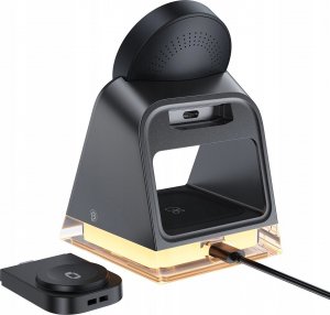 Ładowarka Acefast Ładowarka indukcyjna 3w1 Acefast E17 MagSafe + kabel USB-A USB-C - czarna 2