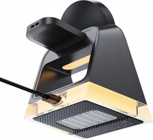 Ładowarka Acefast Ładowarka indukcyjna 3w1 Acefast E17 MagSafe + kabel USB-A USB-C - czarna 5